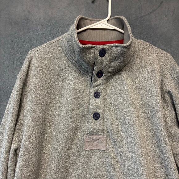 Joules Sweater Elbow Pads Logo Quarter Speckled Outdoor Cozy Athletic Preppy - Picture 5 of 10